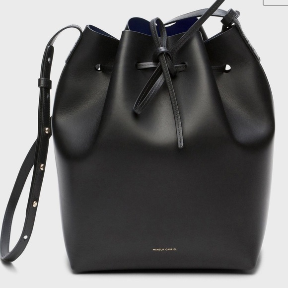 Mansur Gavriel Handbags - Mansur Gavriel Black Bucket Bag